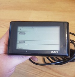 Electric bike display screen