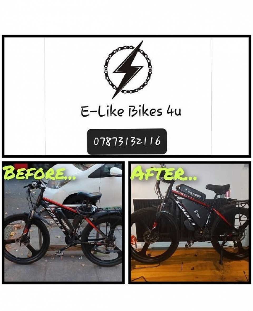 Upgrading the electric bike from a 36 volt battery to a 48 volts of battery and making it faster
